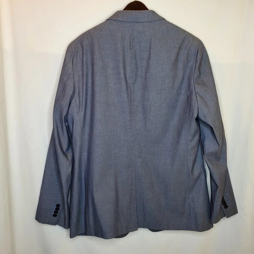 Banana Republic 44R cotton blazer jacket sport suit coat tailored fit